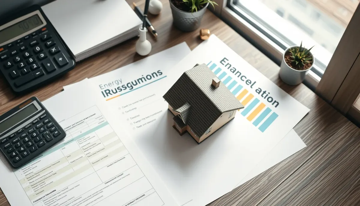Documents de rénovation énergétique et calculatrice pour estimer les aides financières