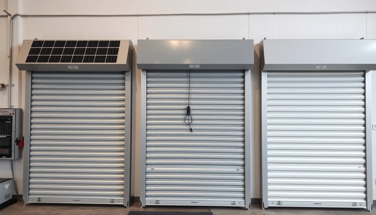 Comparatif de trois types de volets roulants : solaire, électrique filaire et manuel